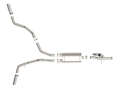 afe Gemini XV Cat-Back Exhaust System GM Trucks 09-18 V6-4.3/V8-4.8/5.3L