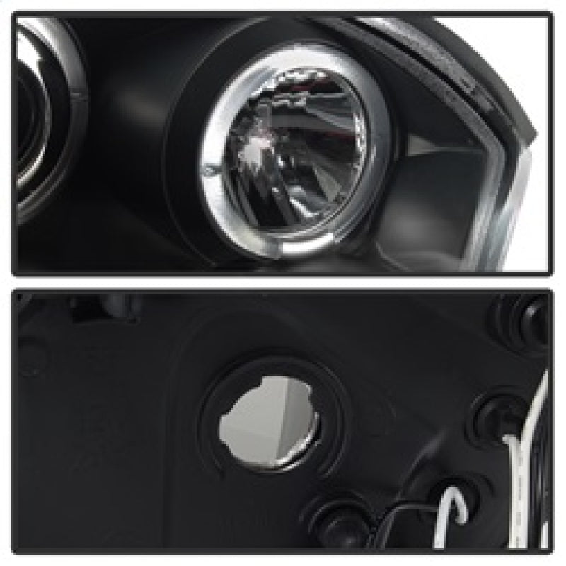 Spyder Chevy Malibu 04-07 Projector Headlights LED Halo LED Black High H1 Low H1 PRO-YD-CM04-HL-BK SPYDER