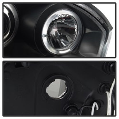 Spyder Chevy Malibu 04-07 Projector Headlights LED Halo LED Black High H1 Low H1 PRO-YD-CM04-HL-BK SPYDER