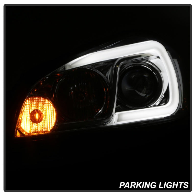 Spyder 06-13 Chevy Impala / 06-07 Chevy Monte Carlo Projector Headlights - Light Bar - Chrome SPYDER