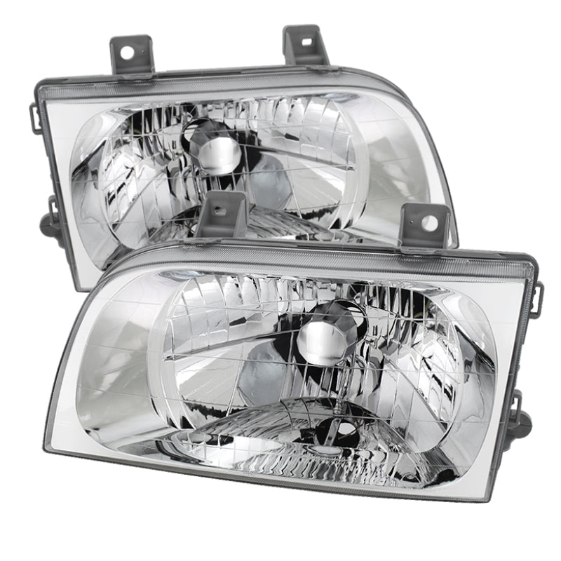 Xtune Kia Sportage 98-02 Crystal Headlights Chrome HD-JH-KIASP98-C SPYDER