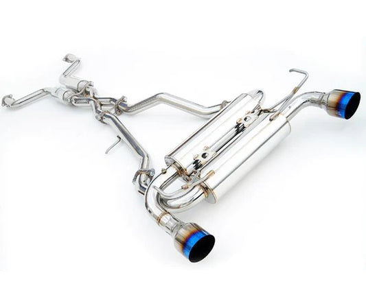 Invidia 14+ Infiniti Q50 Gemini w/ Rolled Stainless Steel Tips Cat-Back Exhaust Invidia