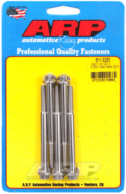 ARP 1/4-20 x 3.250 12pt SS SAE Bolt Kit (5/pkg) ARP