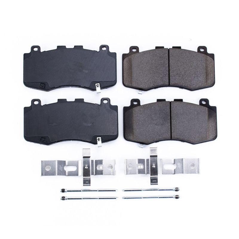 Power Stop 18-19 Jeep Grand Cherokee Front Z17 Evolution Ceramic Brake Pads w/Hardware PowerStop