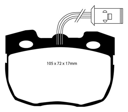 EBC GreenStuff Front Brake Pads - DP6814 EBC