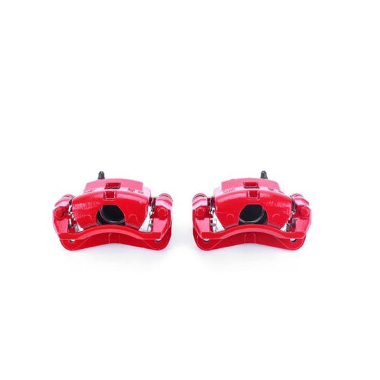 Power Stop 03-05 Kia Rio Front Red Calipers w/Brackets - Pair PowerStop