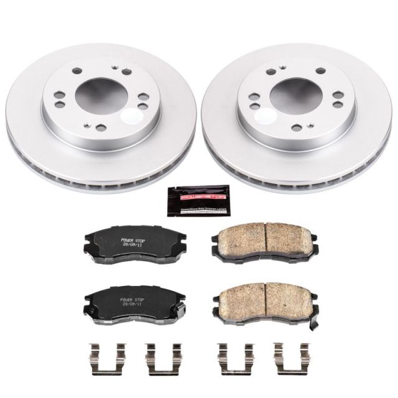 Power Stop 95-05 Chrysler Sebring Front Z17 Evolution Geomet Coated Brake Kit PowerStop