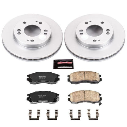 Power Stop 95-05 Chrysler Sebring Front Z17 Evolution Geomet Coated Brake Kit PowerStop