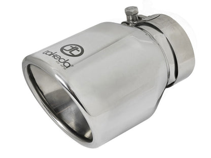 afe Takeda Universal Exhaust Tip 2-1/2 IN Inlet x 4 IN Outlet x 6 IN L