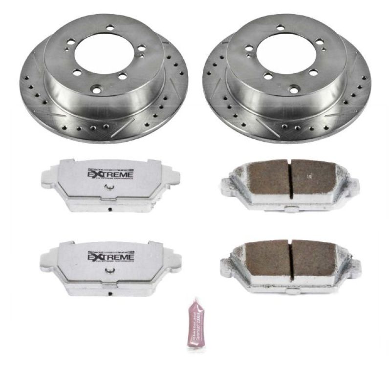Power Stop 90-94 Eagle Talon Rear Z26 Street Warrior Brake Kit PowerStop