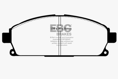 EBC YellowStuff Front Brake Pads - DP41247R EBC