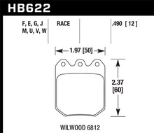 Load image into Gallery viewer, Hawk Performance DTC-60 Rear Brake Pads - HB622G.490