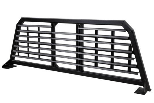 Gen-Y 19+ Dodge Ram 2500/3500 Defender Headache Rack/ 3-Louver Panels - Black