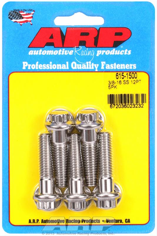 ARP 3/8-16 X 1.500 12pt 7/16 Wrenching SS Bolts