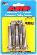 Load image into Gallery viewer, ARP 3/8 in.-16 RH Thread, 2.25 in 12 Point SS 300 Bolts - Set of 5