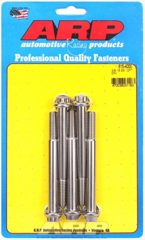 ARP 3/8-16 X 4.000 12pt 7/16 Wrenching SS Bolts 615-4000