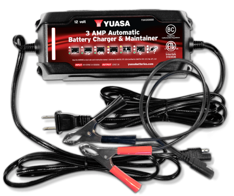 Yuasa Yuasa 3 Amp Charg / Maintain Yuasa Battery