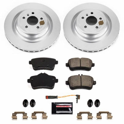 Power Stop 17-18 Mercedes-Benz GLS450 Rear Z23 Evolution Sport Coated Brake Kit PowerStop