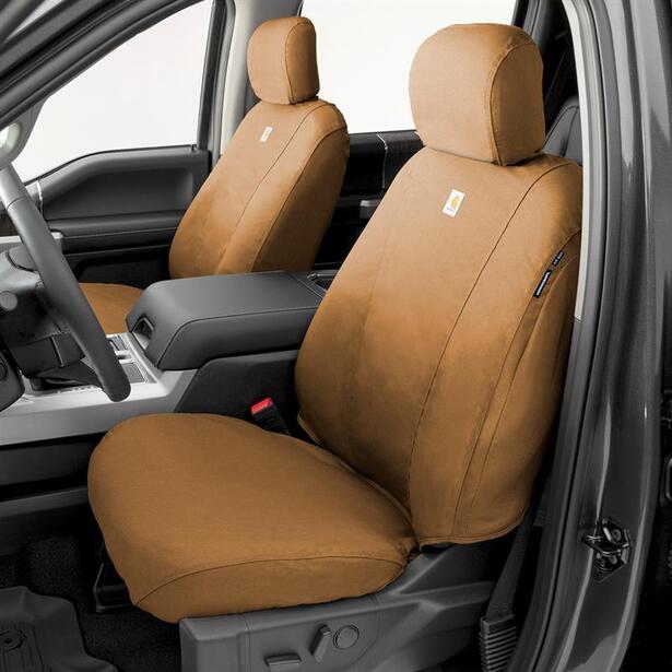 Covercraft 02 Cadillac Escalade/ Carhartt SeatSaver Custom Front Row Seat Covers - Brown