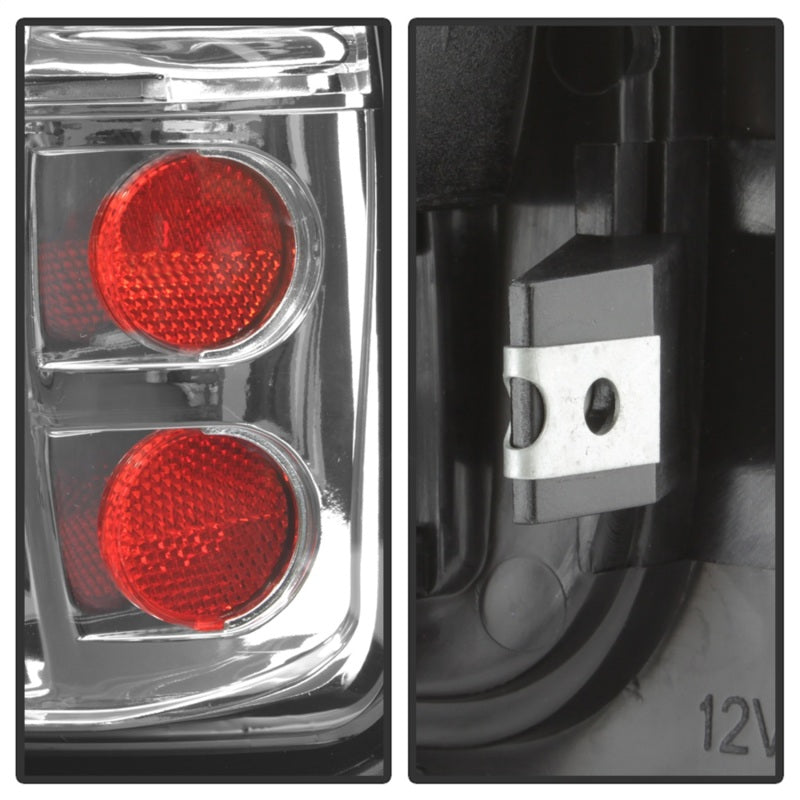 Xtune Dodge Ram 1500/2500/3500 94-01 Euro Style Tail Lights Chrome ALT-ON-DRAM94-C SPYDER