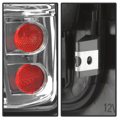 Xtune Dodge Ram 1500/2500/3500 94-01 Euro Style Tail Lights Chrome ALT-ON-DRAM94-C SPYDER