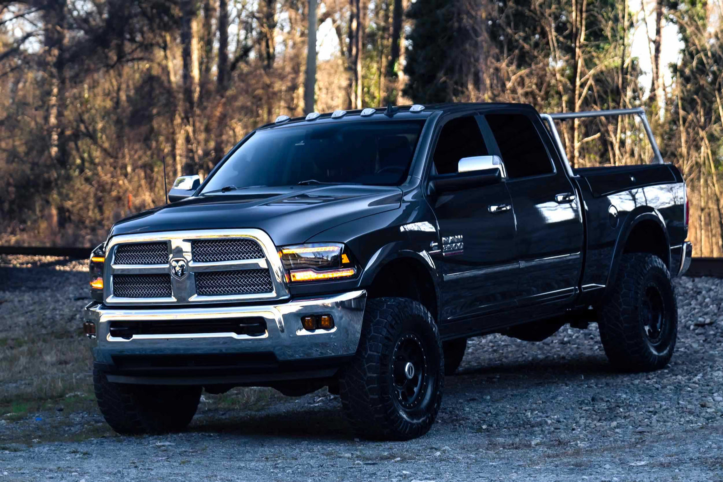 XB LED Headlights: Dodge Ram (09-18 / Amber DRL / Set)