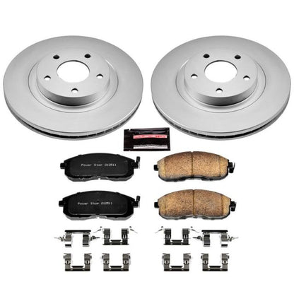 Power Stop 02-04 Infiniti I35 Front Z17 Evolution Geomet Coated Brake Kit PowerStop