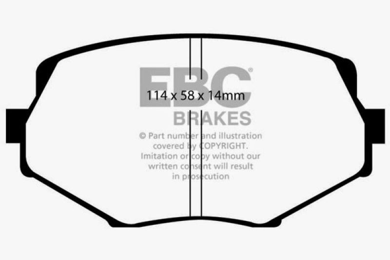 EBC Ultimax2 Front Brake Pads - UD635