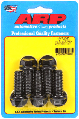 ARP 1/2-13 x 1.250 Black Oxide Hex Bolts (5/pkg) ARP