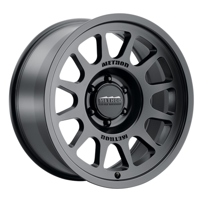 Method MR703 Bead Grip 18x9.0 -12mm 6X5.5 106.25mm CB - Matte Black