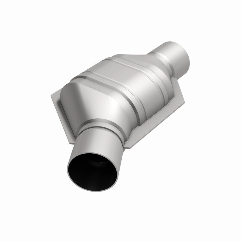 MagnaFlow Conv Univ 2.25in Inlet/Outlet Angled Offset/Center Calif OBDII Magnaflow