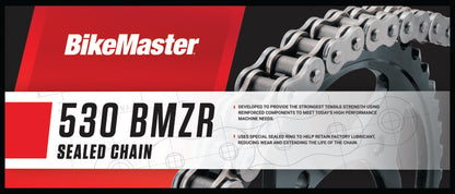 BikeMaster 530x120 BMZR Z-Ring Chain - Chrome/Chrome - 197429