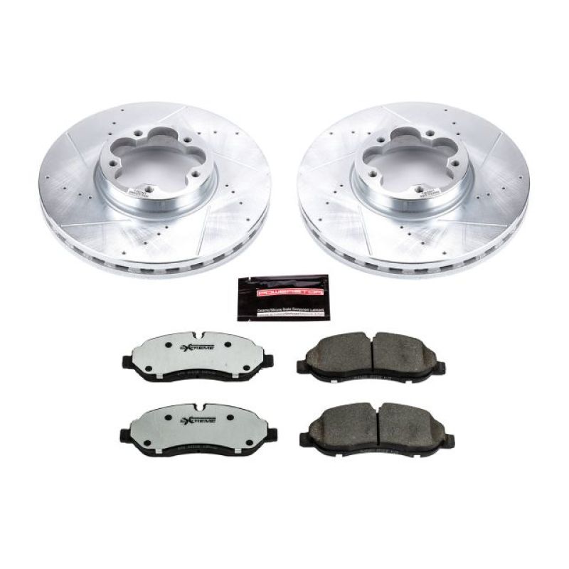 Power Stop 15-18 Ford Transit-350 HD Front Z36 Truck & Tow Brake Kit PowerStop