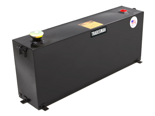 Tradesman Steel Rectangular Liquid Storage Tank (Full Size) - Black Tradesman