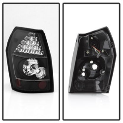 Spyder Dodge Magnum 05-08 LED Tail Lights Black ALT-YD-DMAG05-LED-BK SPYDER