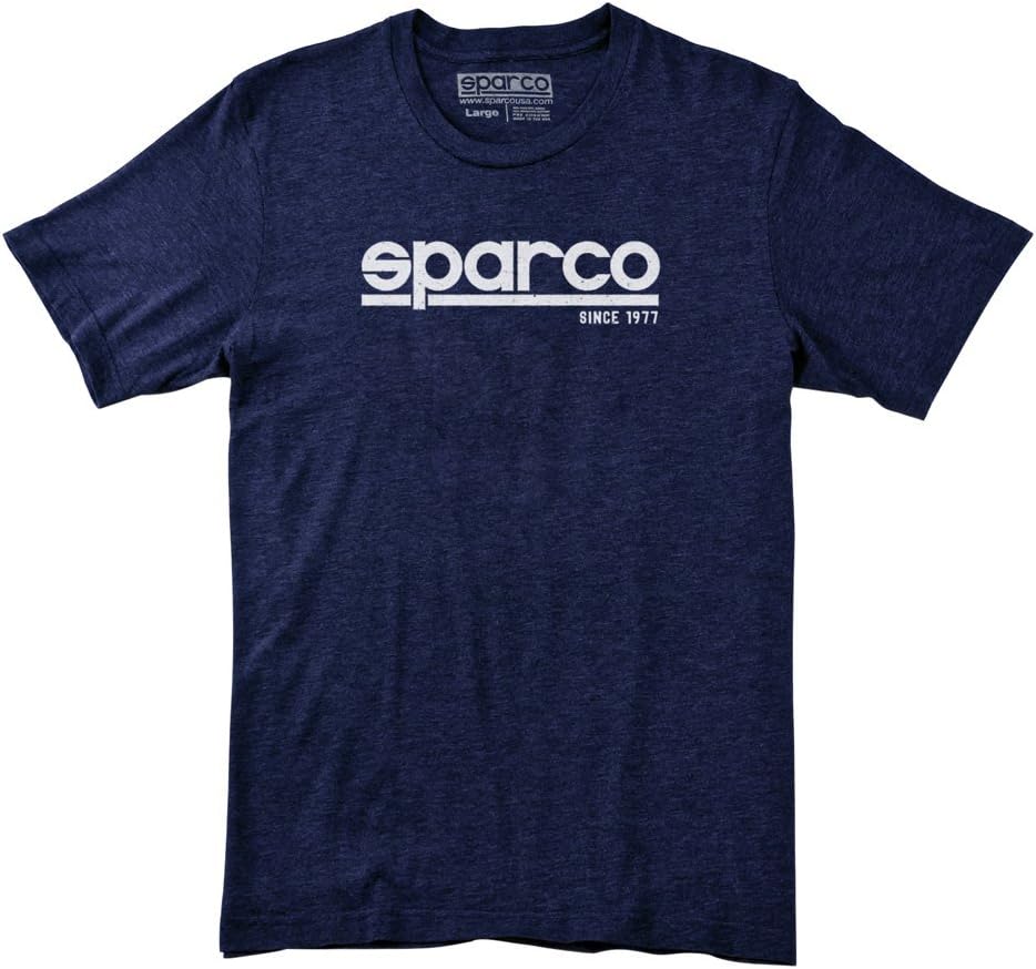 Sparco T-Shirt Corporate Navy Lrg
