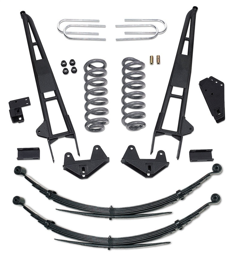 Tuff Country 81-96 Ford Bronco 4x4 4in Performance Lift Kit with Rear Leaf Springs (SX6000 Shocks)