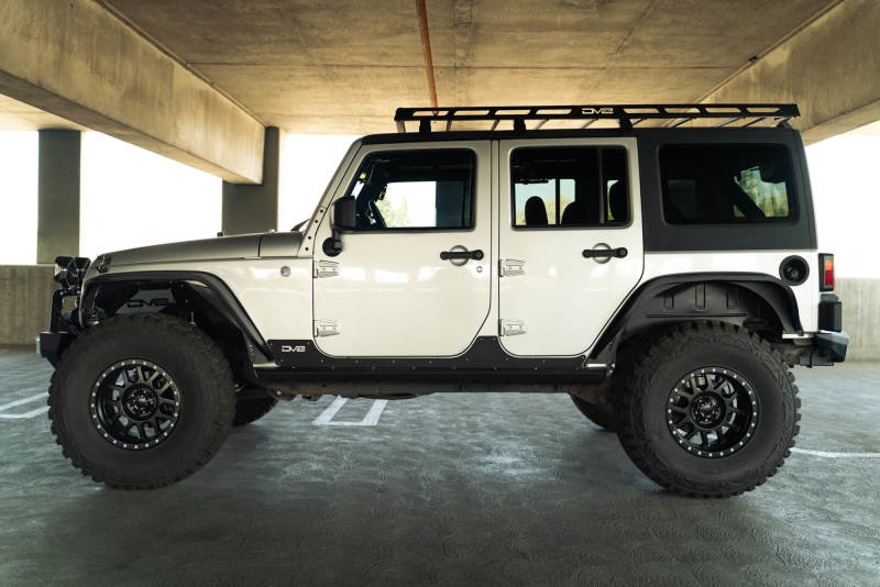 DV8 Offroad 07-18 Jeep Wrangler JK Slim Fender Flares FDJK-07