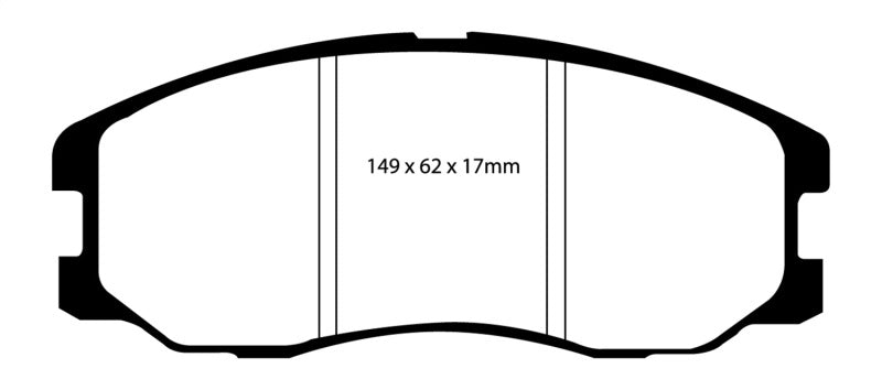 EBC GreenStuff Front Brake Pads - DP61975 EBC