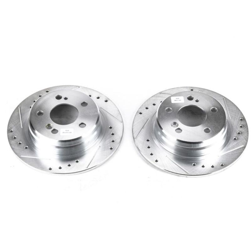 Power Stop 90-93 Mercedes-Benz 300SL Rear Evolution Drilled & Slotted Rotors - Pair PowerStop