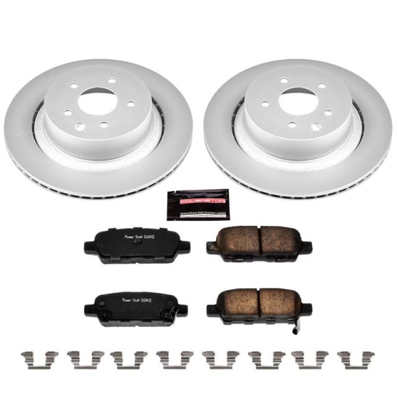Power Stop 07-08 Infiniti G35 Rear Z17 Evolution Geomet Coated Brake Kit PowerStop