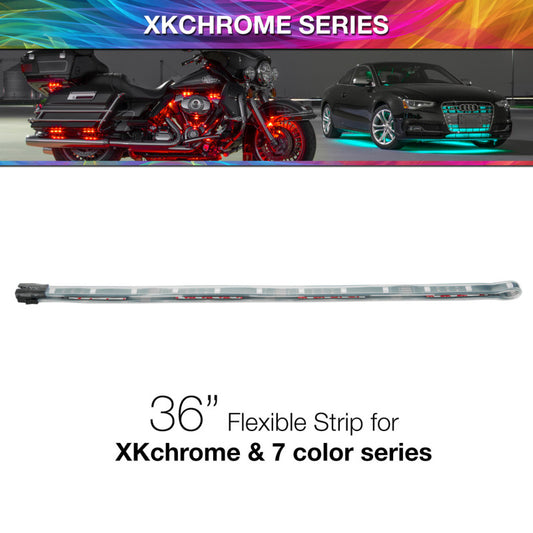 XKGlow 36in Multi Color Flexible Strip for XKchrome & 7 Color Series - Part XK-4P-S-36