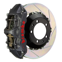 Load image into Gallery viewer, Brembo 10-15 Camaro V6 Front GTS BBK 6 Piston Cast 380x32 2pc Rotor Slotted Type-1-Black HA