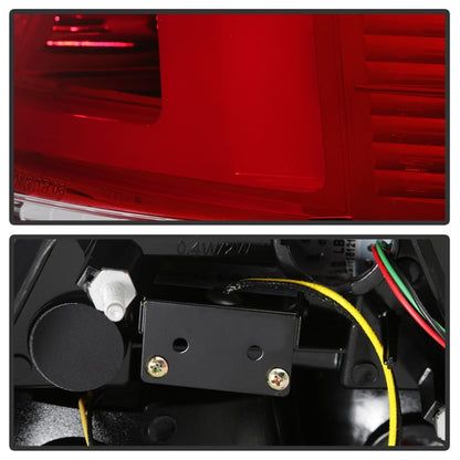 Spyder Pontiac G8 08-09 Version 2 Light Bar LED Tail Lights - Red Clear- ALT-YD-PG808V2-LB-RC SPYDER