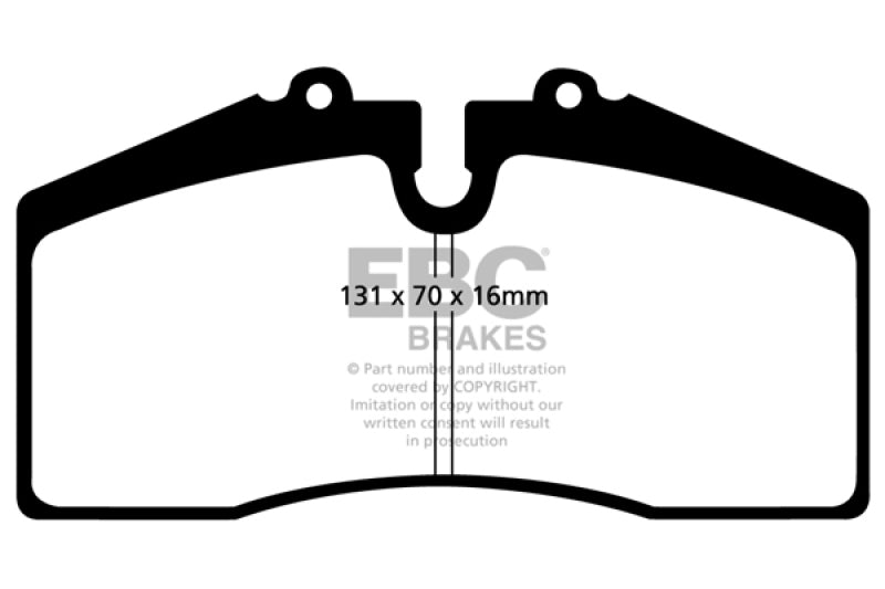 EBC YellowStuff Front Brake Pads - DP41014R EBC