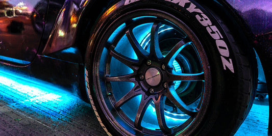 XKGlow XKmax RGBW 16pc Addressable App Control Car Underglow + Interior + Wheel Kit - Part MX-CAR-PRO