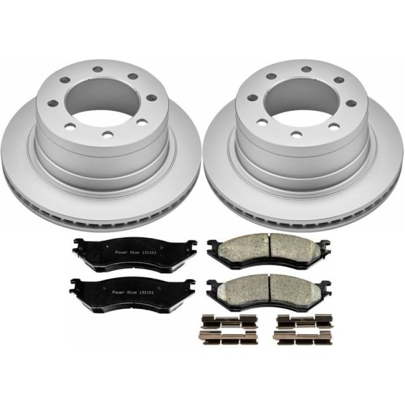 Power Stop 06-08 Dodge Ram 1500 Rear Z17 Evolution Geomet Coated Brake Kit PowerStop