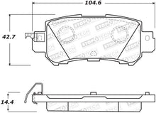 Load image into Gallery viewer, StopTech Premium Ceramic Front Brake Pads - 308.16240