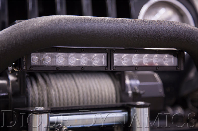 Diode Dynamics 12 In LED Light Bar Single Row Straight Clear Driving Each Stage Series