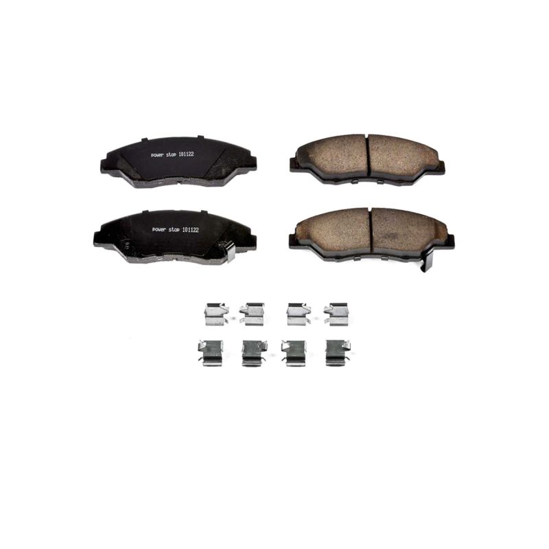 Power Stop 98-02 Kia Sportage Front Z17 Evolution Ceramic Brake Pads w/Hardware PowerStop